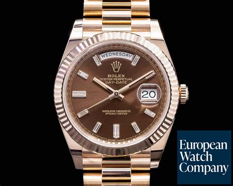 rolex day date everose gold price